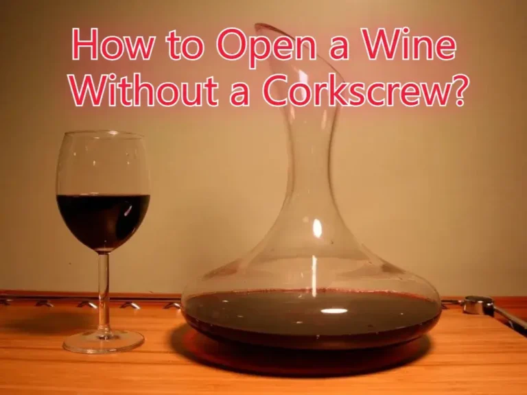 aprire il vino senza cavatappi