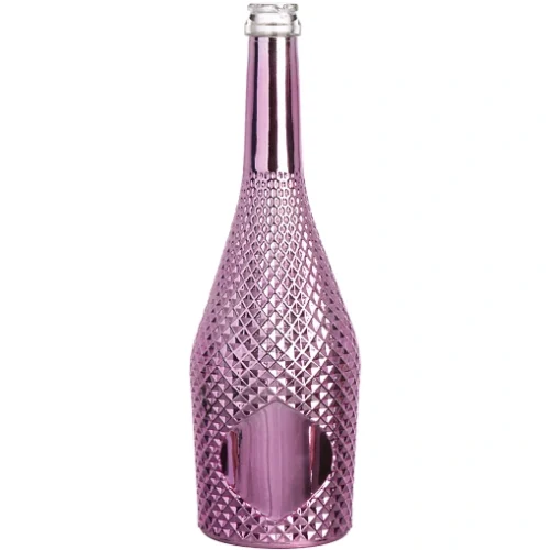 Electroplating Glass_Bottle_for_Liquor_Spirits_pink
